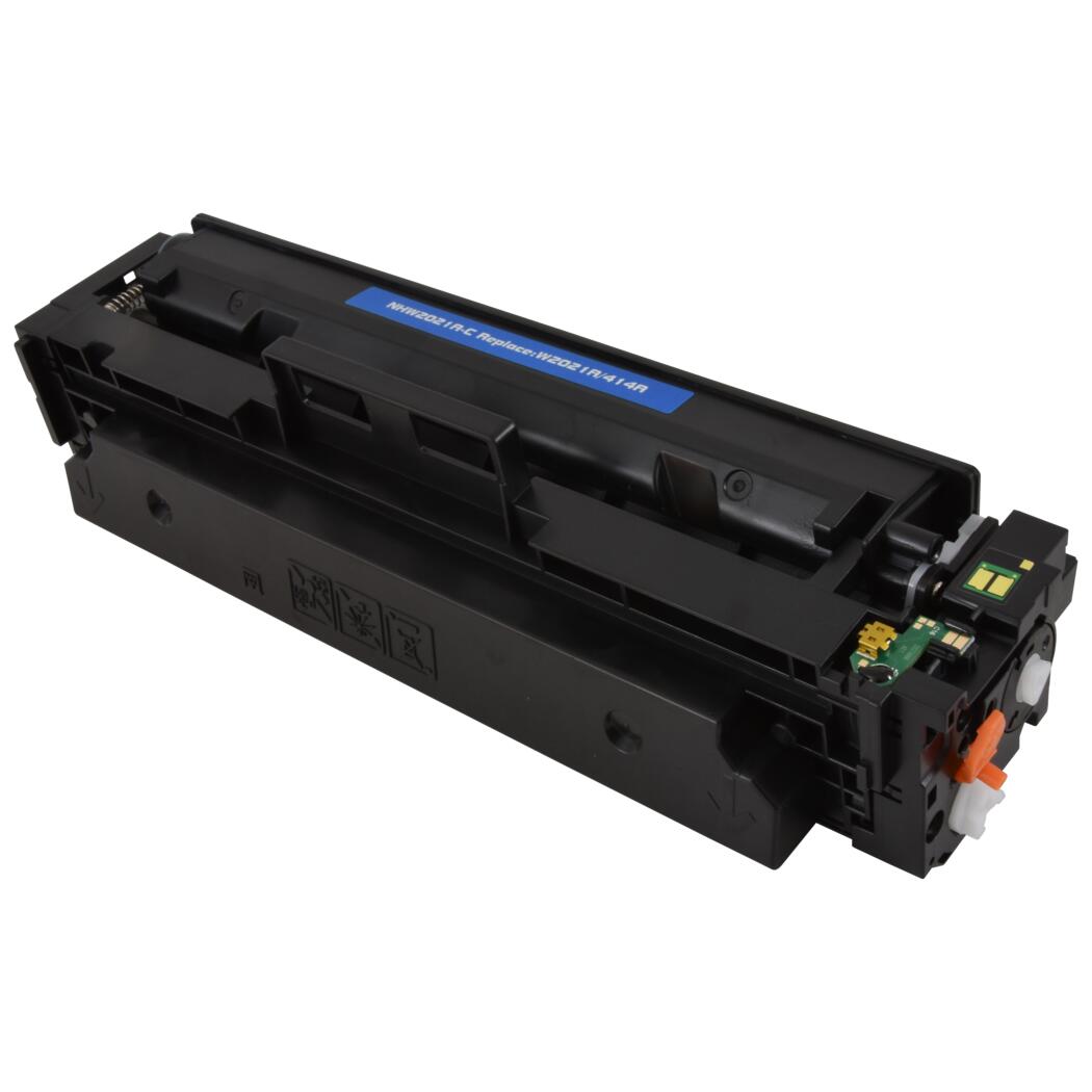 HP 414A (W2021A) Compatible Cyan Toner Cartridge - with new chip