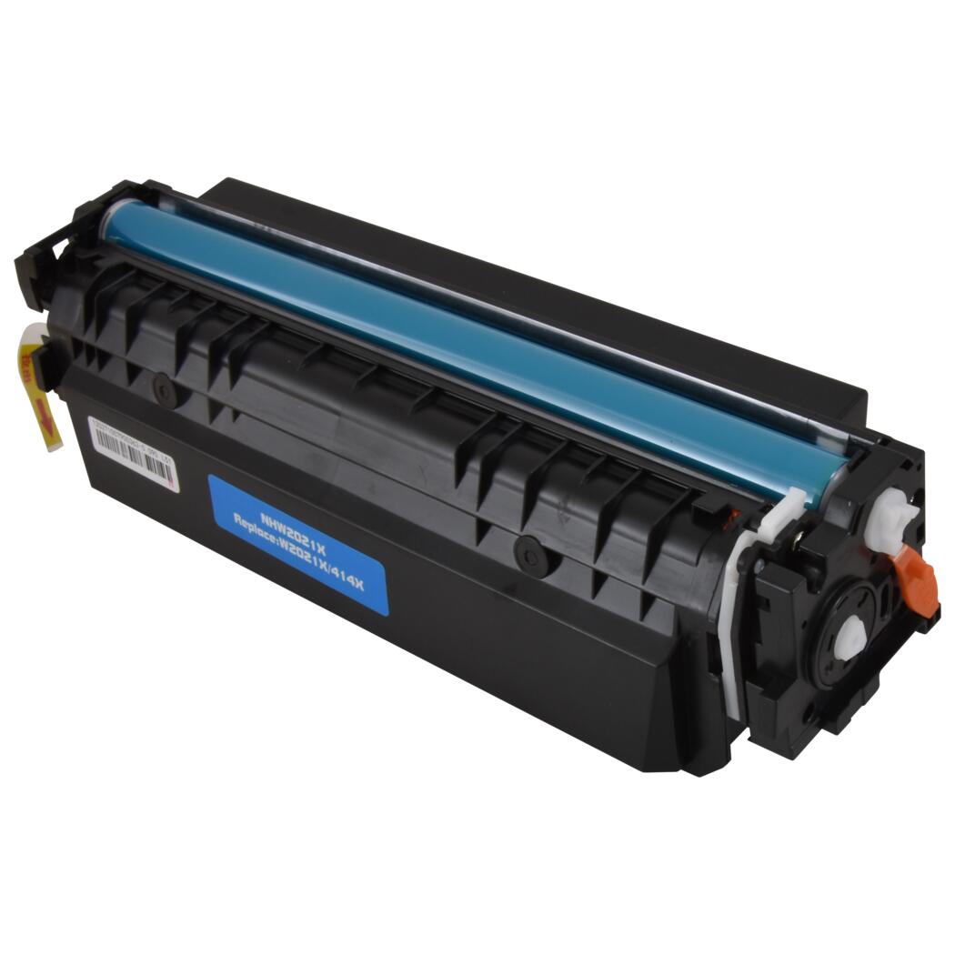HP 414X (W2021X) Compatible Cyan High Yield Toner Cartridge - with new chip