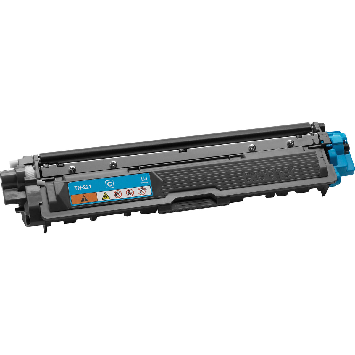 Brother TN221 Cyan Toner Cartridge Estimated Yield 1,400 Pages