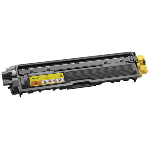 Brother TN225 Yellow Toner Cartridge Estimated Yield 2,200 Pages